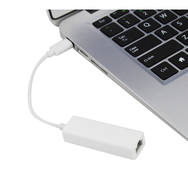 USB C타입 노트북 유선랜 외장형 랜카드 화이트