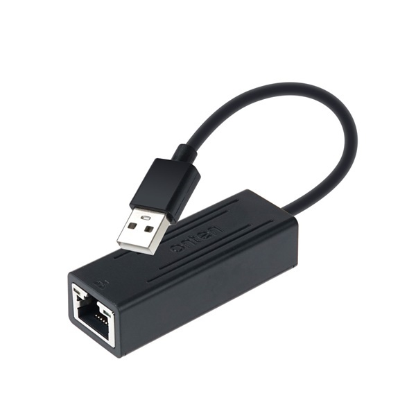 USB2.0 100Mbps RJ45 확장 유선 랜카드 블랙