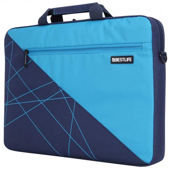 15.6인치형 노트북 휴대 서류가방 크로스백 블루