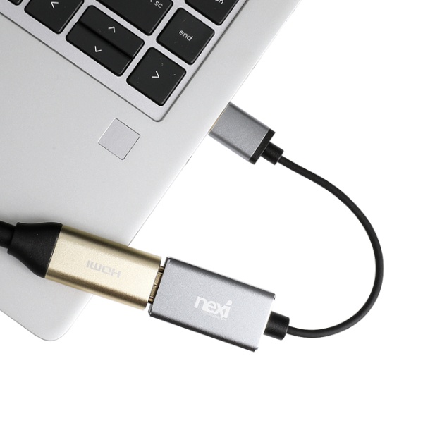 USB2.0 to HDMI 캡처카드 케이블형 젠더 15cm [사운드캡쳐 / 영상모니터 / 캡쳐보드 / USB / HDMI / 1080p / 30fps]
