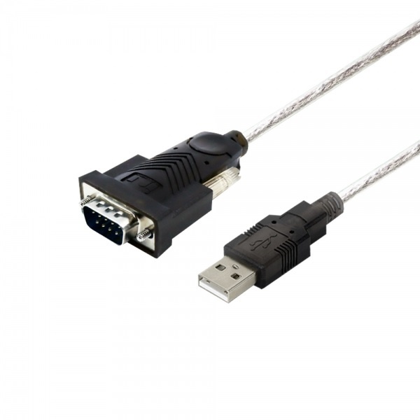 무전원 USB2.0 변환 RS232 시리얼 변환 케이블형 컨버터 1.8m