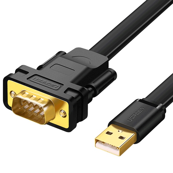 USB to RS232 플랫형 시리얼 케이블 1m