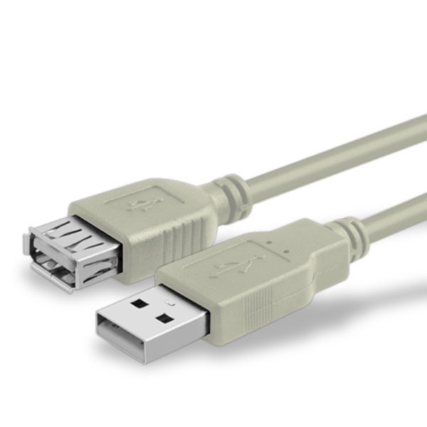 2.0 속도 데이터 전송 및 고속 충전 지원 USB 연장 케이블 (A to A) 1m
