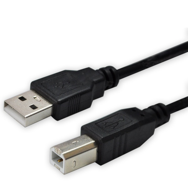 USB-A 2.0 to USB-B 2.0 변환 프린터케이블 1M 블랙