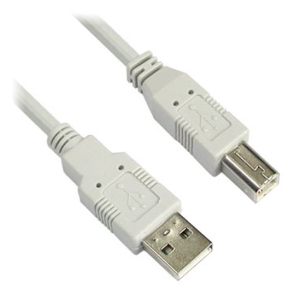 다양한 USB-B 기기 연결용 1m 길이 USB 변환 케이블