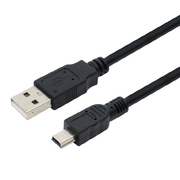 1m 길이 확장된 연결 범위 제공 USB 변환 케이블 (A to Mini 5P)