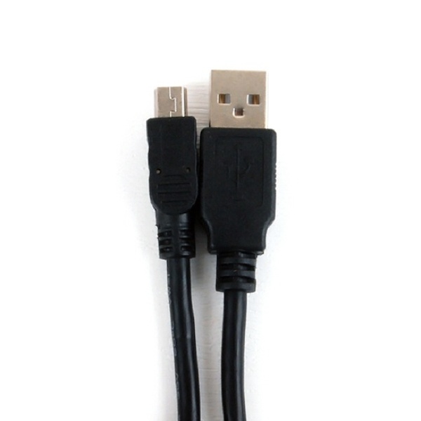 USB-A 2.0 to Mini 5핀 변환 카메라용 케이블 블랙 0.3M