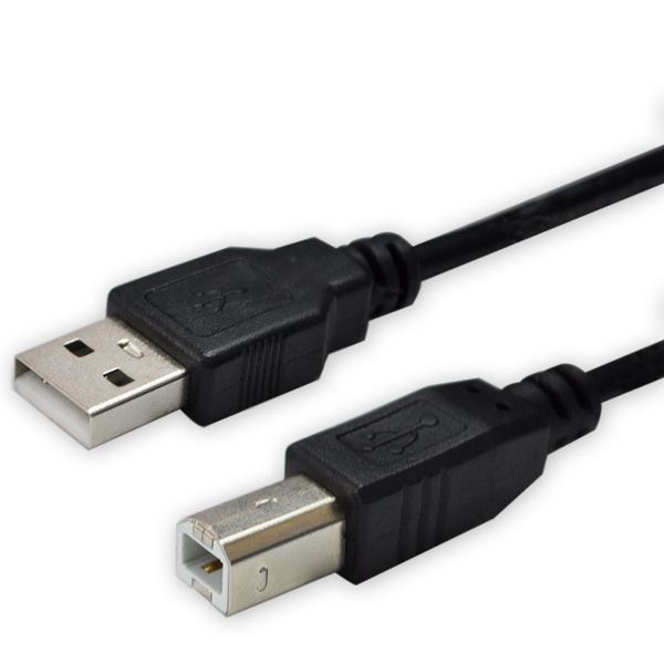 다양한 USB-B 기기 연결용 3m 길이 USB 변환 케이블