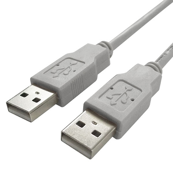 USB 2.0 케이블 (A to A) 1.8m (그레이)