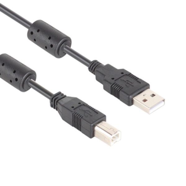 USB 2.0 변환 케이블 (A to B) 1.8m (검정)