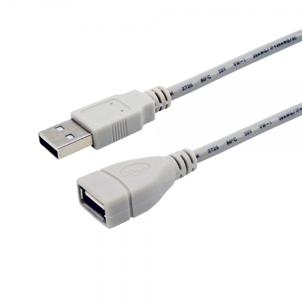 USB-A 2.0 AM-AF 데이터 전송 및 장비 연결 연장 케이블 5M