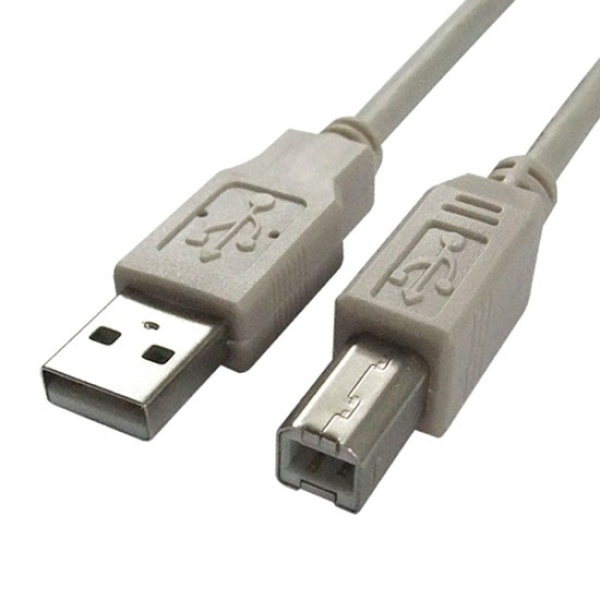 USB-A 2.0 AM-BM 프린터 연결 전용 케이블 그레이 5M