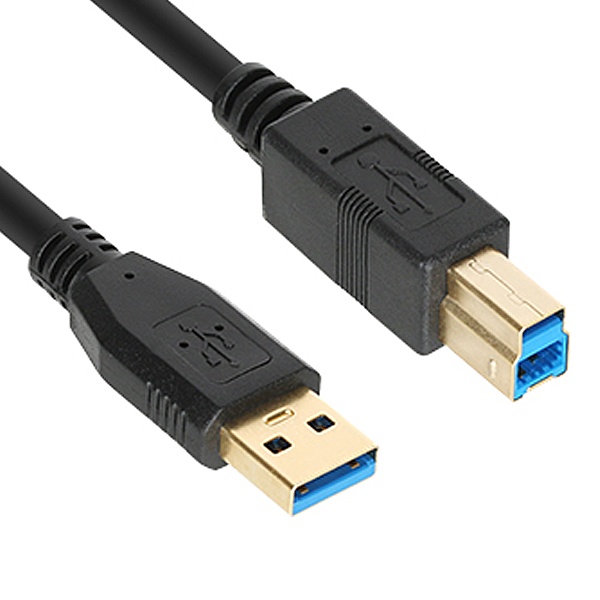 0.3m 길이 고속 데이터 전송 및 안정적인 연결 제공 USB 3.0 A to B 변환 케이블