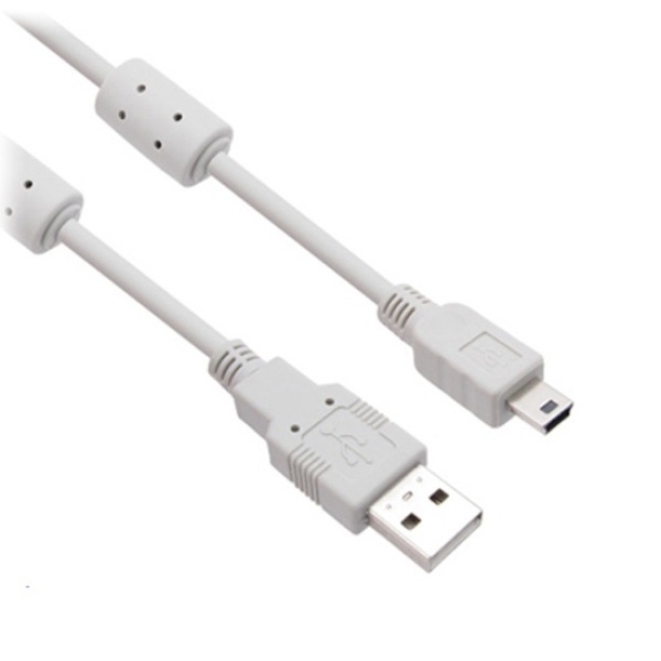 5m 길이 다양한 기기 연결 및 데이터 전송 지원 USB 2.0 A to Mini 5핀 변환 케이블