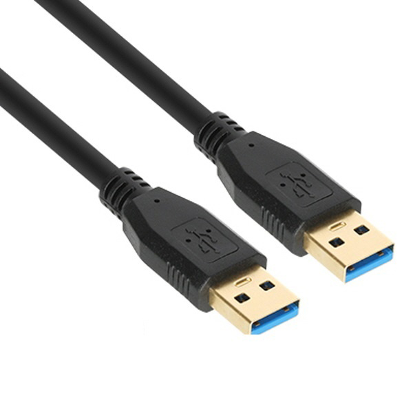 0.3m 길이 데스크탑 노트북 연결에 최적화 고급형 USB 3.0 A to A 케이블 (3중 차폐)