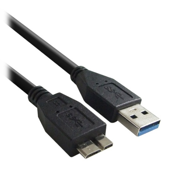 스마트폰 태블릿 외장 하드 드라이브 SSD 연결용 1m 길이 USB 3.0 케이블 (A to Micro B)