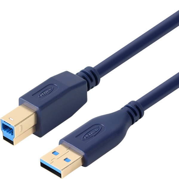 데이터 전송 및 고속 충전 지원 USB 3.0 A to B 변환 케이블 (0.5m)