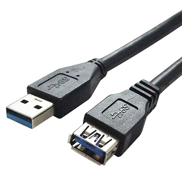 플랫형 USB 3.0 A to A M/F 연장 케이블 (1.5m)