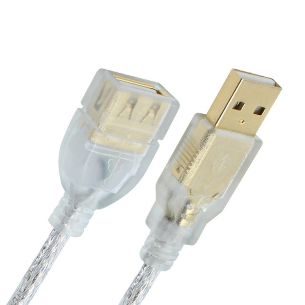 1.8m 길이 USB 포트 부족 문제 해결 데이터 전송 및 충전 지원 고급형 튼튼하고 내구성 있는 USB 2.0 A to A 연장 케이블