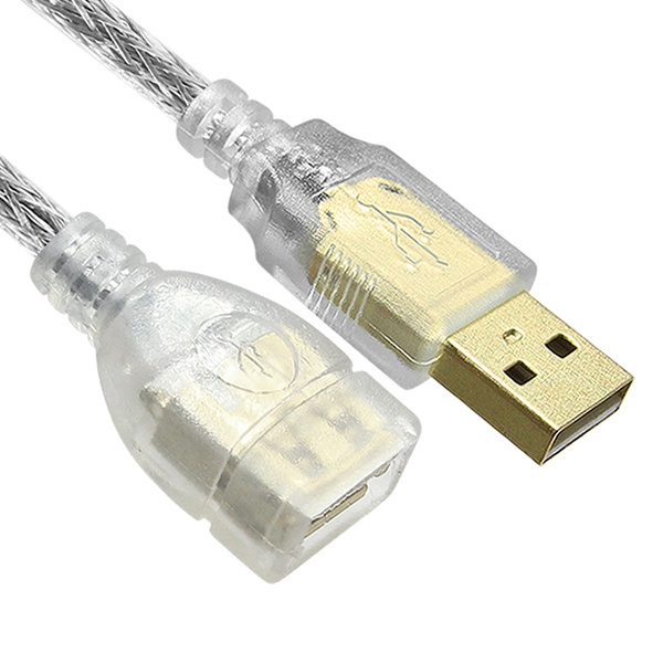 데이터 전송 지원 USB 2.0 A 수 to A 암 연장 케이블 (3m 몰딩 실드형 안정적인 연결)