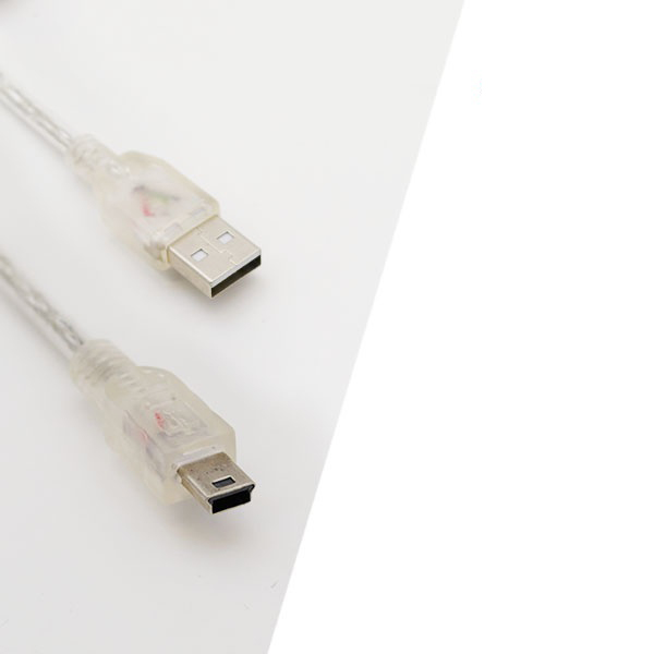 USB2.0 AM-Mini 5P 5M 노이즈 필터 케이블 긴 연결용