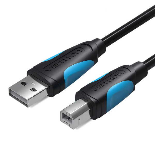 1.5m 둥근형 USB-A 2.0 to B 케이블 (데이터 전송 저렴하고 합리적인 가격)