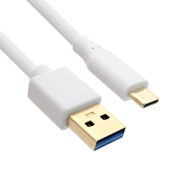 고속 충전 지원 USB 3.1 Type-C to A 2m 케이블 (화이트)