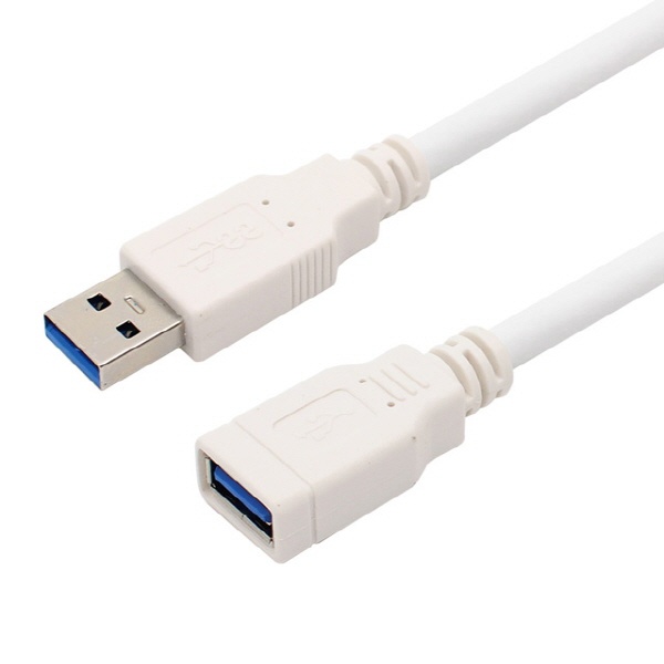 5m 길이의 몰딩 타입 USB 3.0 A 수 to A 암 연장 케이블 (데이터 전송 및 고속 충전 지원 튼튼하고 내구성 있는 케이블)