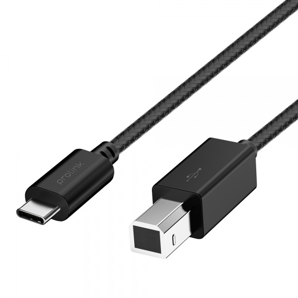 Type-C to USB-B 2.0 변환케이블 2m 480Mbps 패브릭