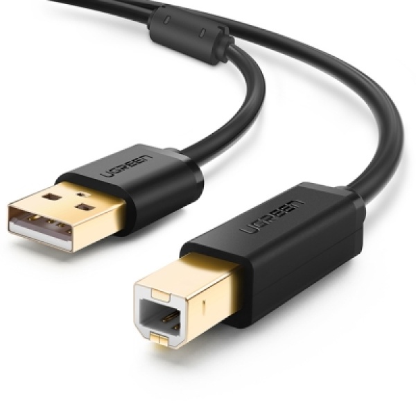 USB-A 2.0 to USB-B 2.0 변환케이블 3M 99.99% 연동선사용 금도금 2중차폐쉴드 노이즈필터