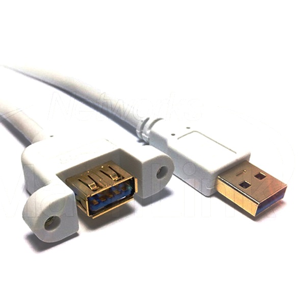 USB3.0 연장 고정케이블 AM-AF 5M 연장고정형