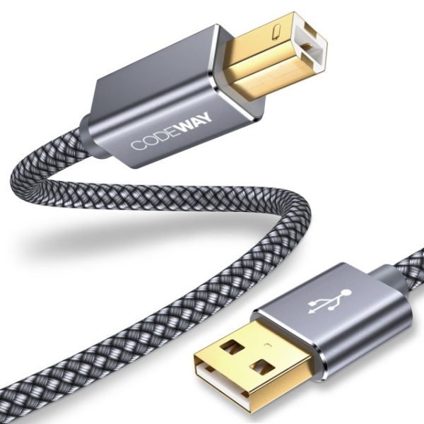 USB-A to USB-B 변환케이블 3m USB2.0 패브릭케이블 프린터 디지털피아노 사운드바 AMtoBM