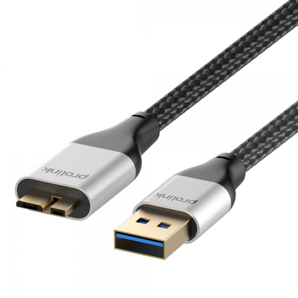 USB-A to Micro B 변환케이블 3m USB3.0 5Gbps 외장하드 연결 패브릭케이블 AM-Micro B