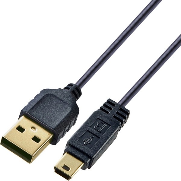 USB2.0 초슬림 케이블 [AM-Mini5P] 1M - USB2.0 / 1M / AM to Mini5P