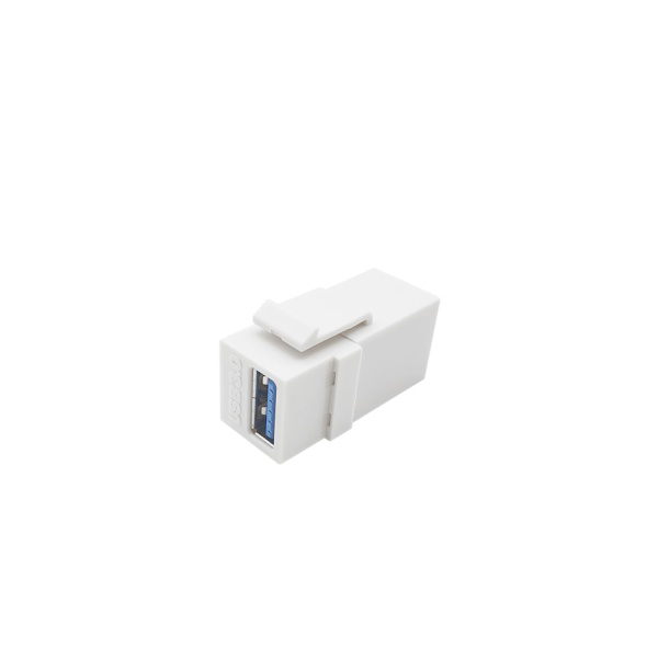 USB 3.0 키스톤 커플러 (A/F - A/F 흰색 USB 3.0)