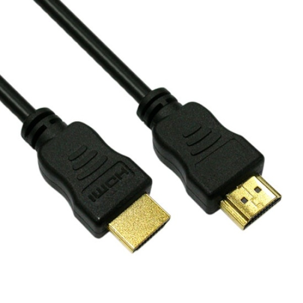 HDMI Ver 2.4 보급형 케이블 블랙&골드 Full HD 3D (1920 x 1080)
