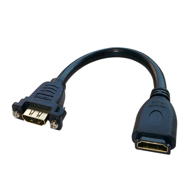 HDMI 연장(F/F) 판넬형 케이블 HDMI(F) to HDMI(F) / 케이블 길이 0.2M / 판넬형 (나사포함)