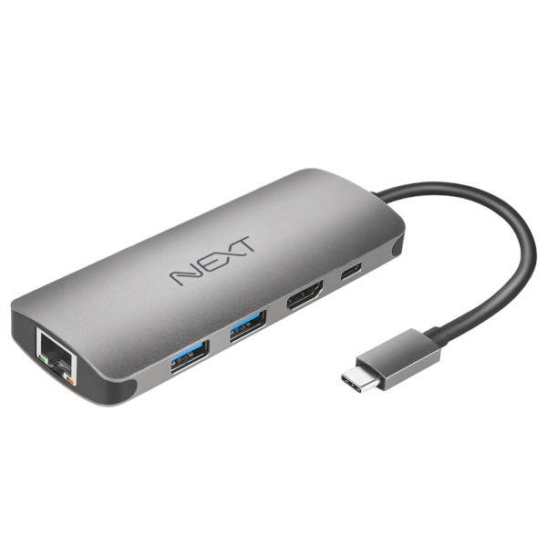 노트북 USB C타입 to HDMI/UB3.0/RJ-45 다기능 멀티 컨버터 [USB허브/랜카드]