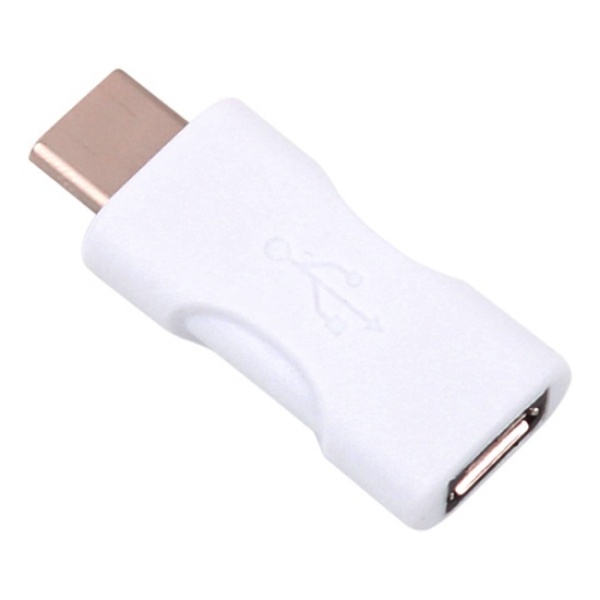 USB2.0 마이크로 5핀(F) ▶ USB C타입(M) 변환 젠더 화이트