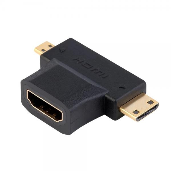 HDMI(F) to 미니HDMI or 마이크로 HDMI(M) 모니터 변환젠더