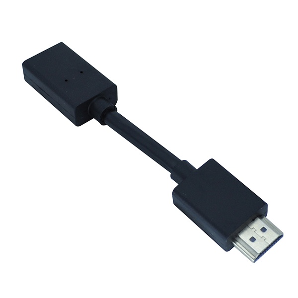 HDMI(F) to HDMI(M) 케이블형 모니터 젠더 10cm