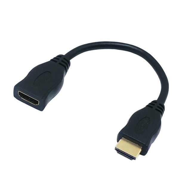 HDMI(M) ▶ HDMI(F) 연장 케이블형 컨버터 0.2m