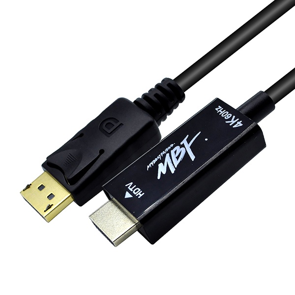 DisplayPort 1.2ver 변환 HDMI 2.0 모니터 연결 장거리 케이블 3m [4K 60HZ]