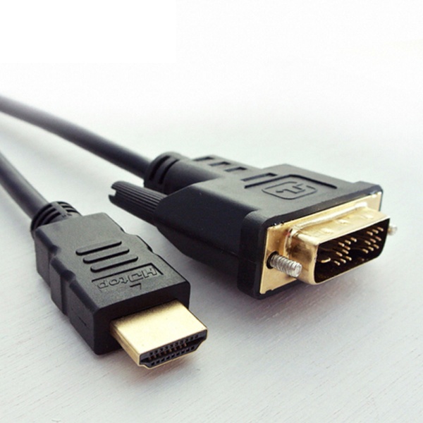 HDMI to DVI-D 싱글 양방향 모니터 변환 케이블 1.5m