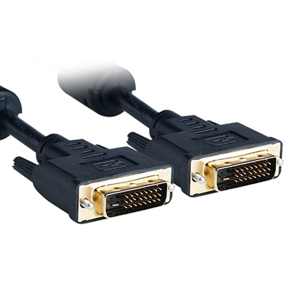 DVI-D 듀얼링크 (24+1) 모니터 연결 케이블 5m [QHD/FHD지원]