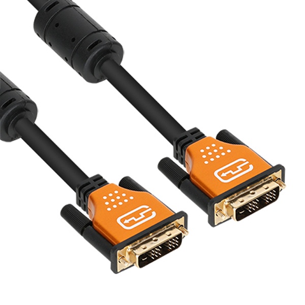 DVI-D 싱글링크 18+1 FHD지원 모니터 연결 메탈 케이블 3m