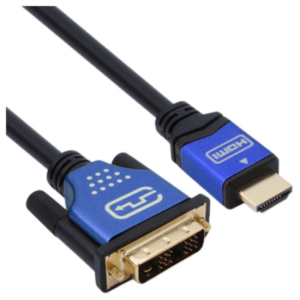 DVI 싱글링크 (18핀+1) to HDMI Ver1.4 모니터 변환 다이렉트 케이블 5m