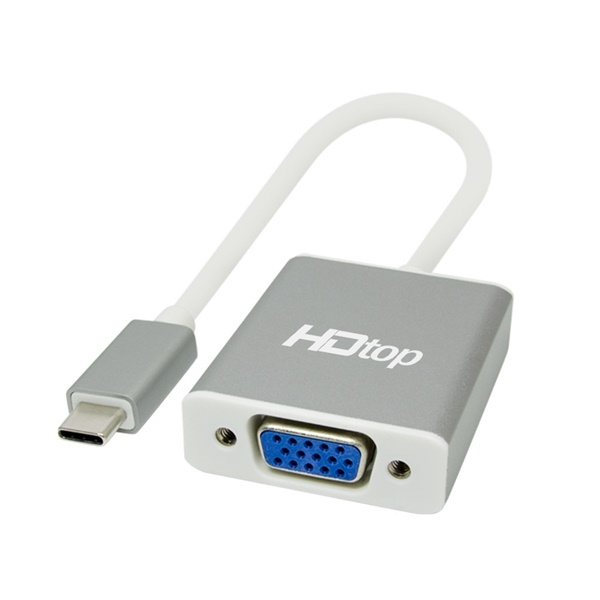 USB C type to D-SUB 구형 모니터 변호나 케이블형 컨버터 0.15m