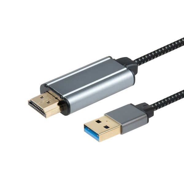 USB3.0 to HDMI 모니터 다이렉트 변환 케이블 1.8m [화면복제+화면확장+미러링]