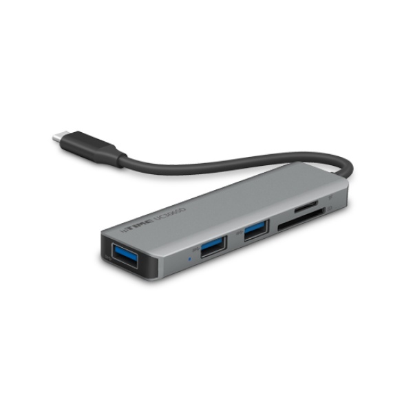USB 3.1 Ctype to USB3.0 3포트 + SD/TF 카드지원 멀티 리더기